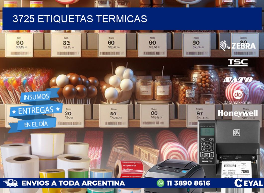 3725 ETIQUETAS TERMICAS