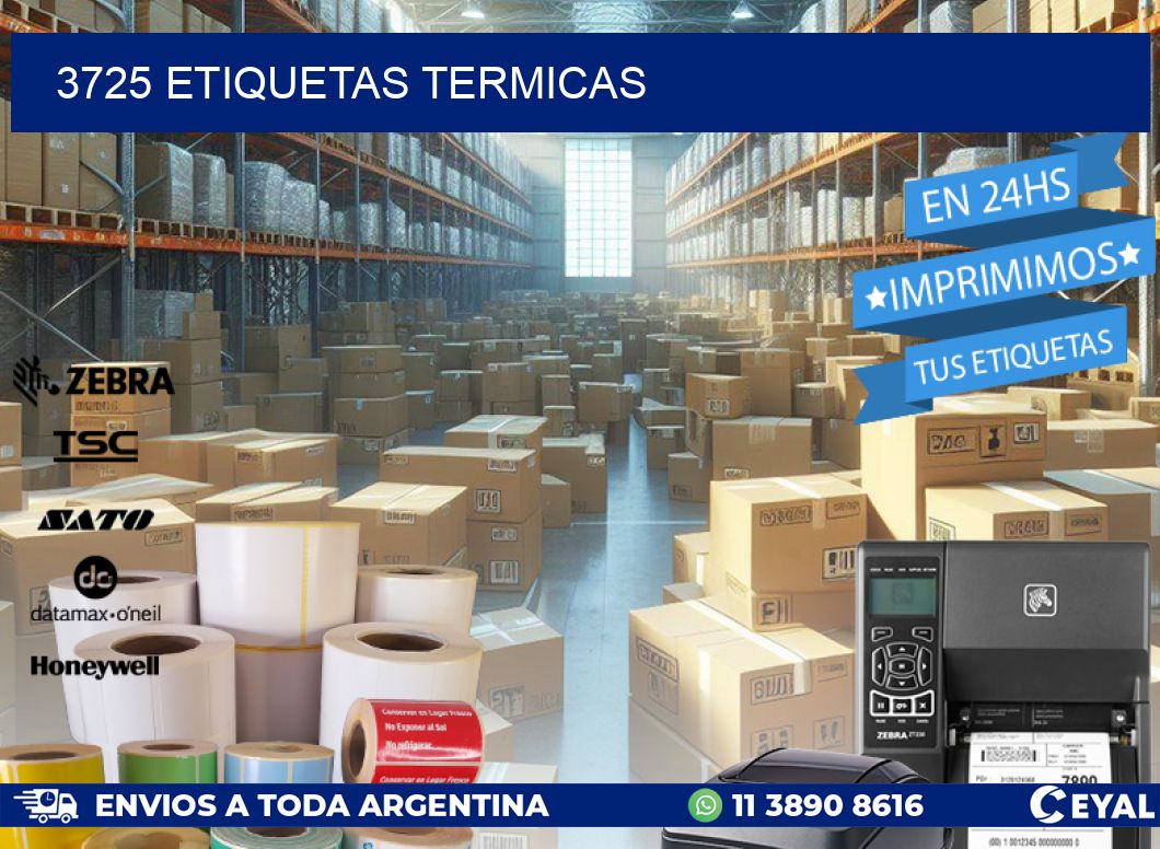 3725 ETIQUETAS TERMICAS