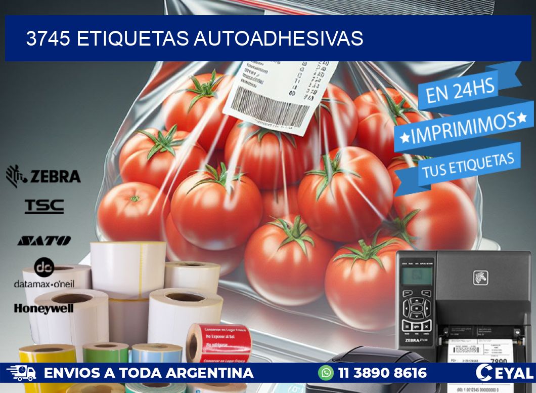 3745 ETIQUETAS AUTOADHESIVAS