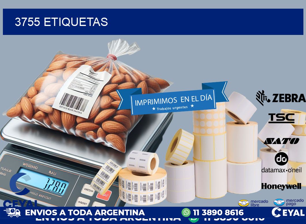 3755 ETIQUETAS
