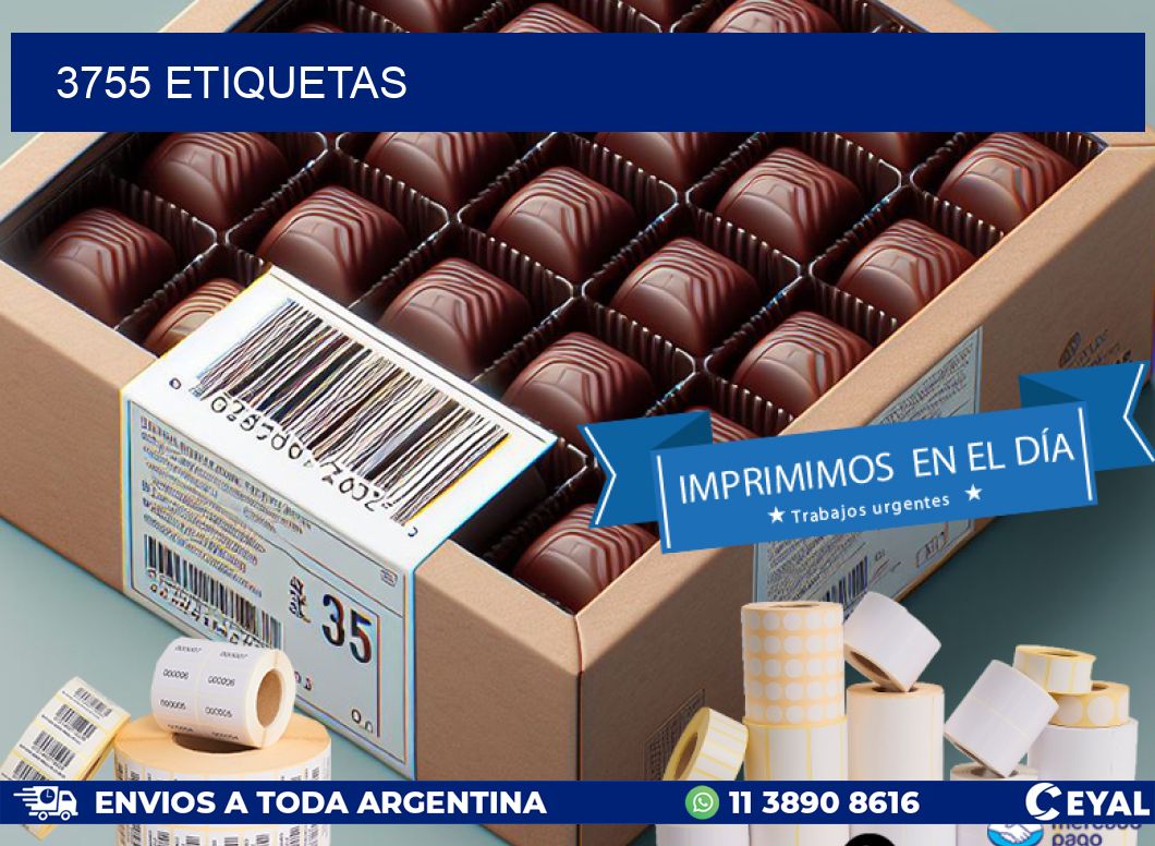 3755 ETIQUETAS