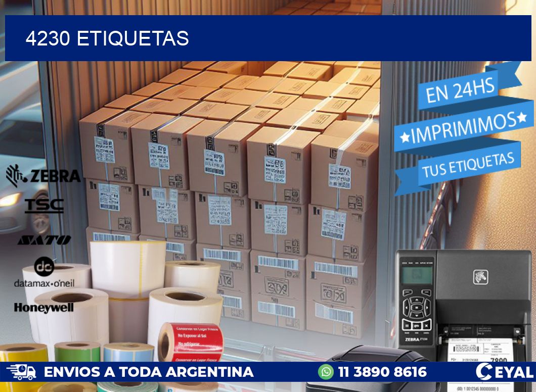 4230 ETIQUETAS