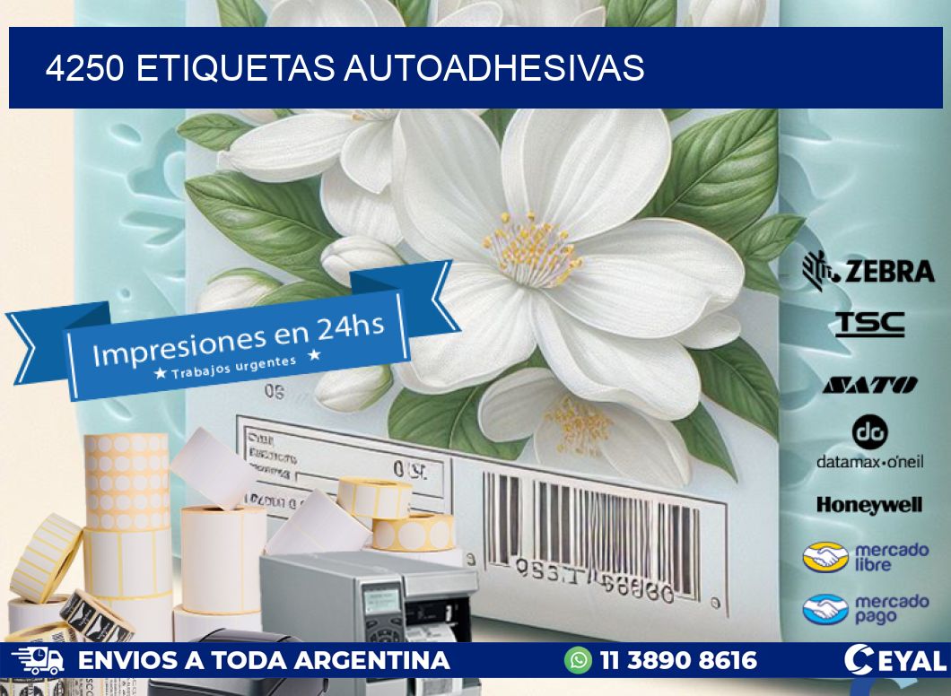 4250 ETIQUETAS AUTOADHESIVAS