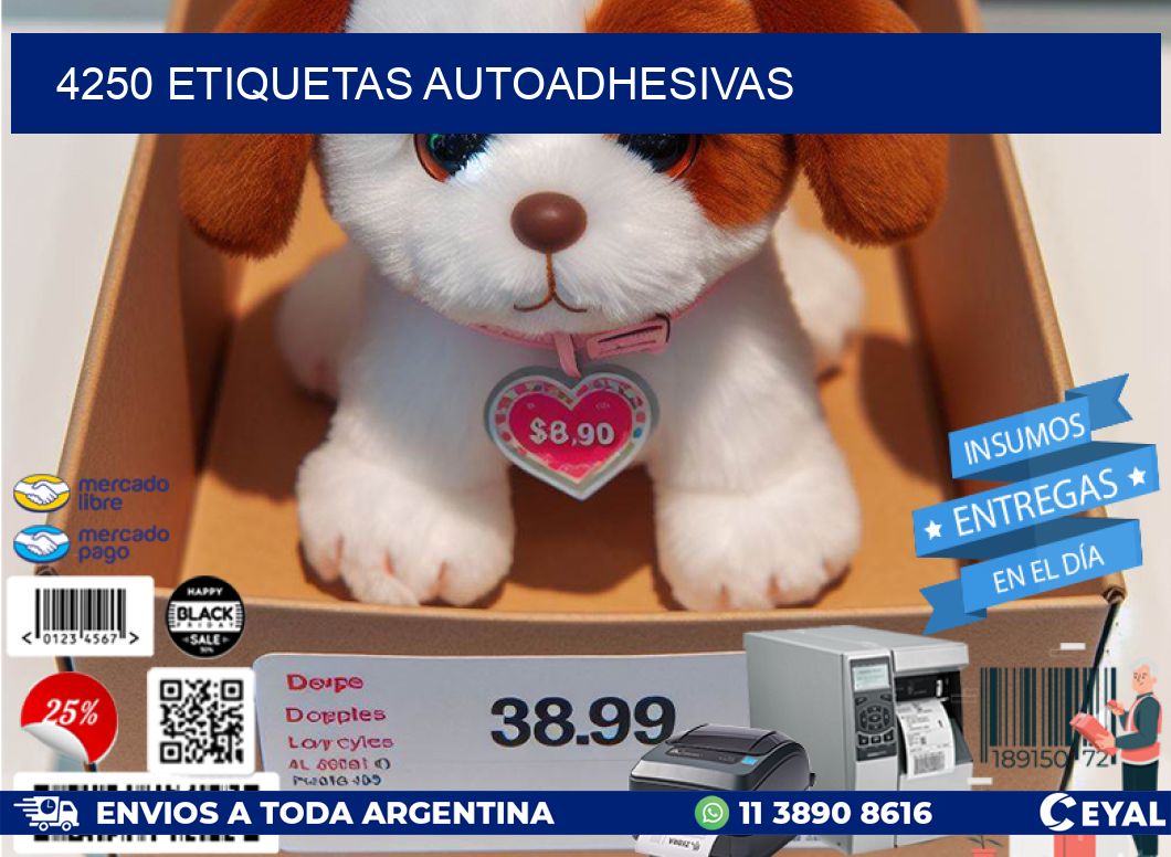 4250 ETIQUETAS AUTOADHESIVAS