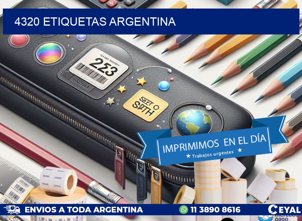 4320 ETIQUETAS ARGENTINA