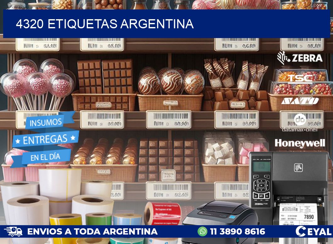 4320 ETIQUETAS ARGENTINA