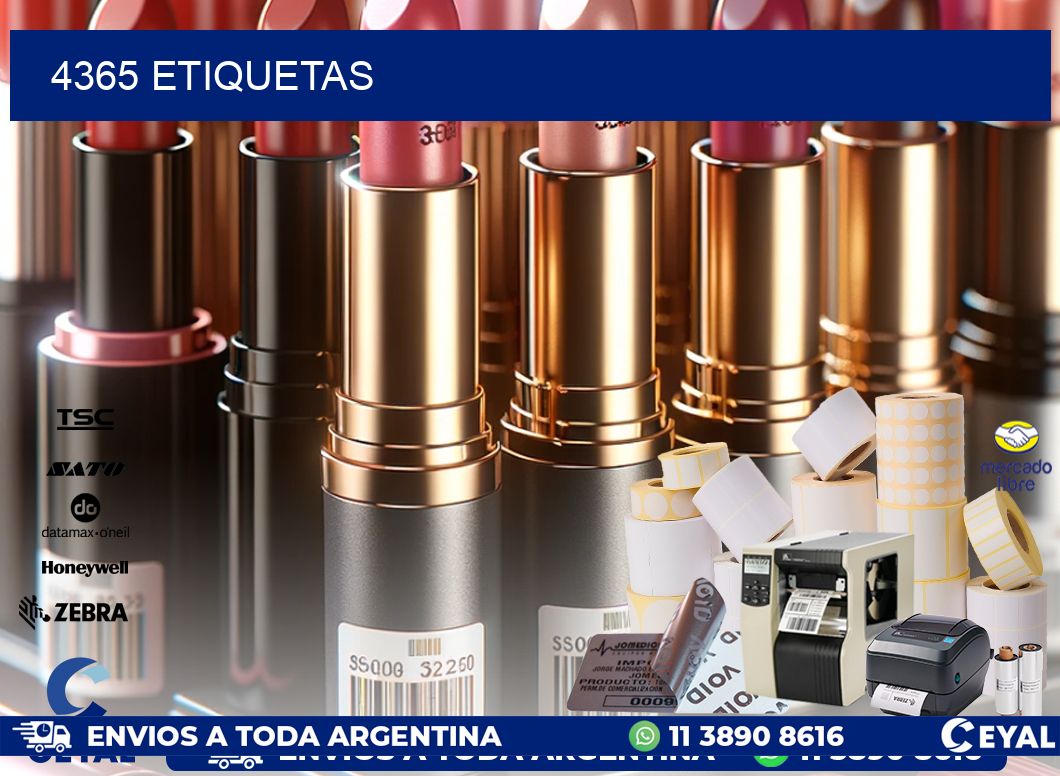 4365 ETIQUETAS