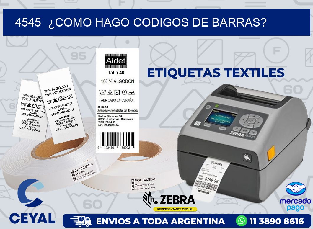 4545  ¿COMO HAGO CODIGOS DE BARRAS?