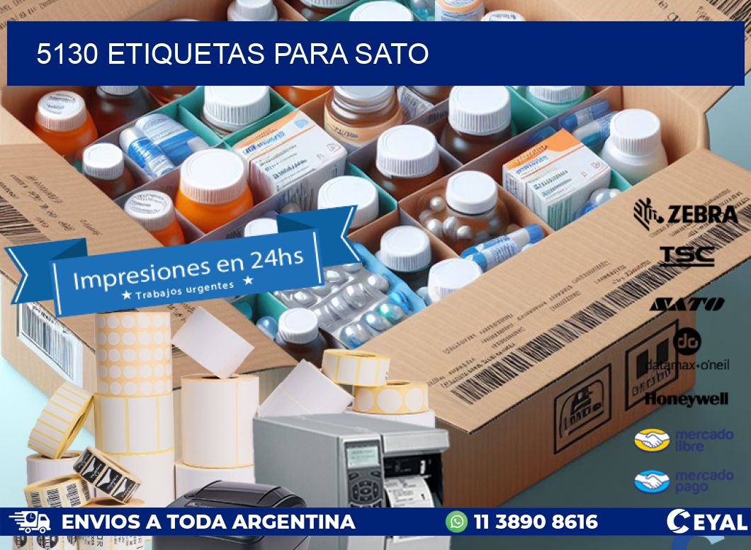 5130 ETIQUETAS PARA SATO