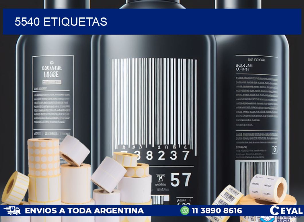 5540 ETIQUETAS