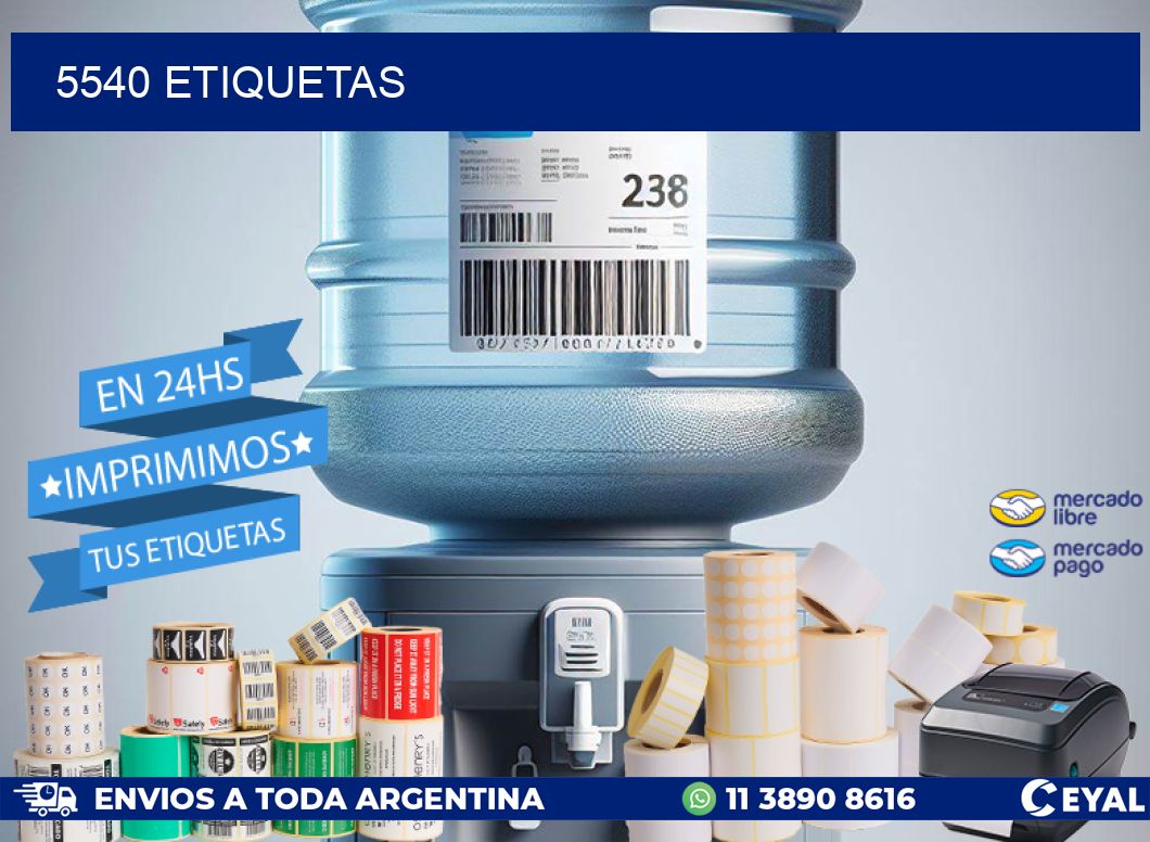 5540 ETIQUETAS