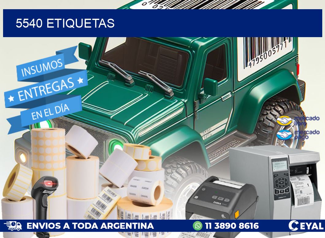 5540 ETIQUETAS