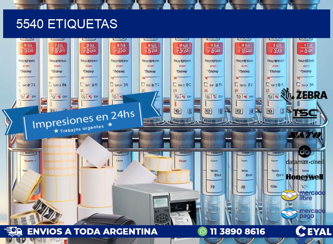 5540 ETIQUETAS
