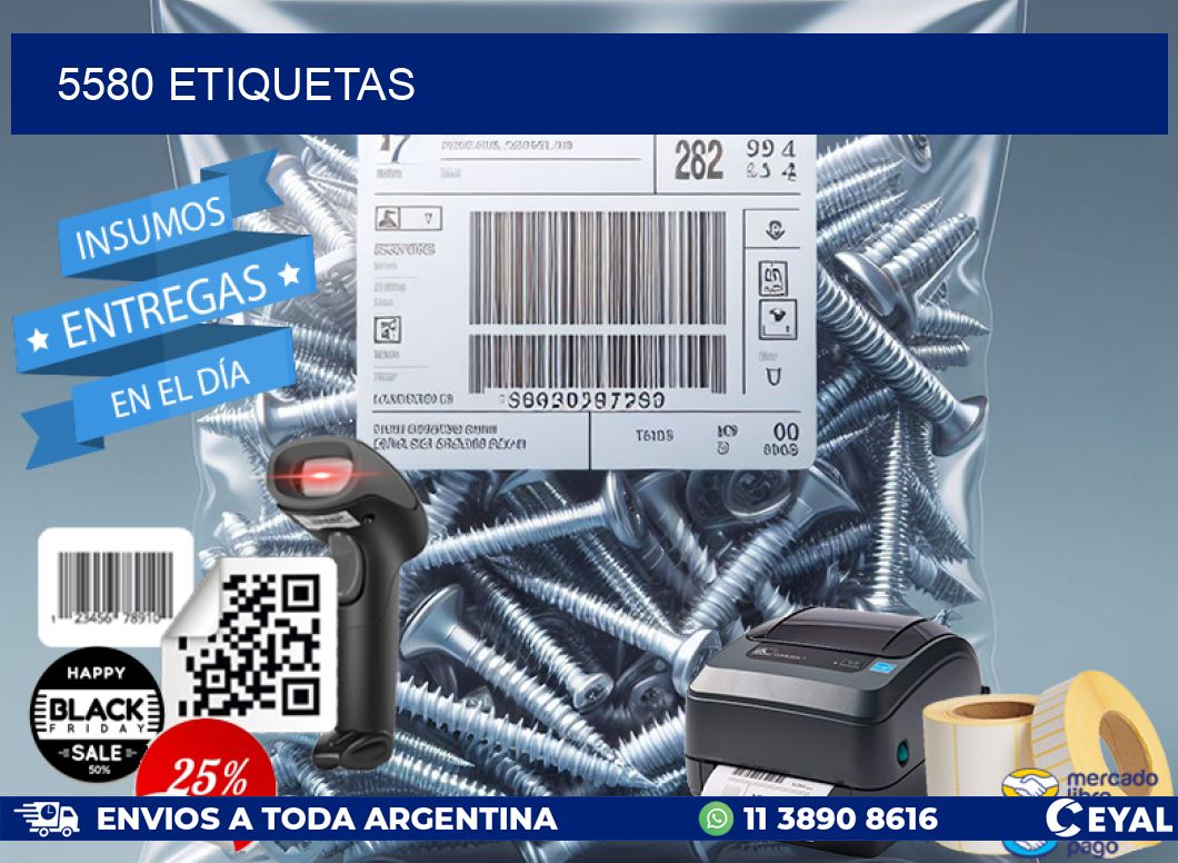 5580 ETIQUETAS