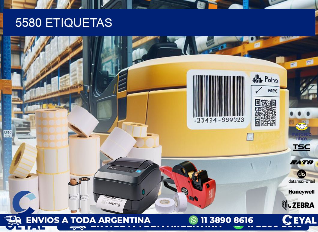 5580 ETIQUETAS