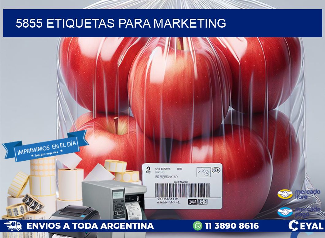 5855 ETIQUETAS PARA MARKETING
