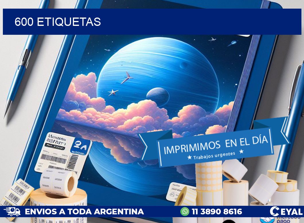 600 ETIQUETAS