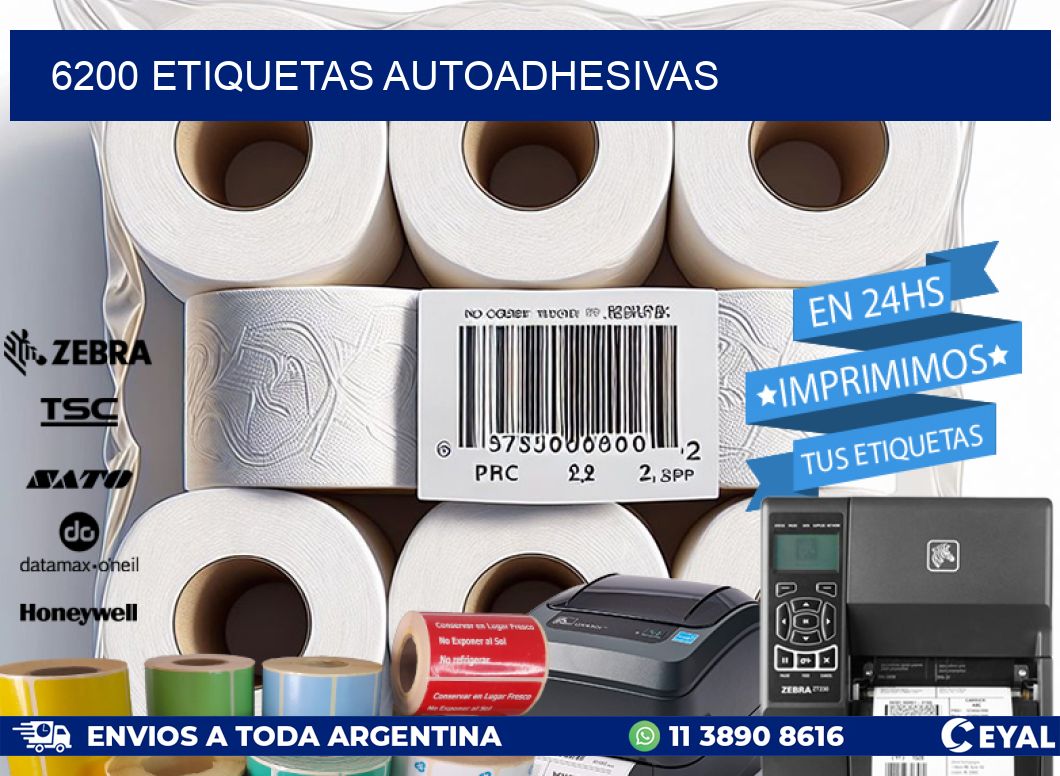 6200 ETIQUETAS AUTOADHESIVAS
