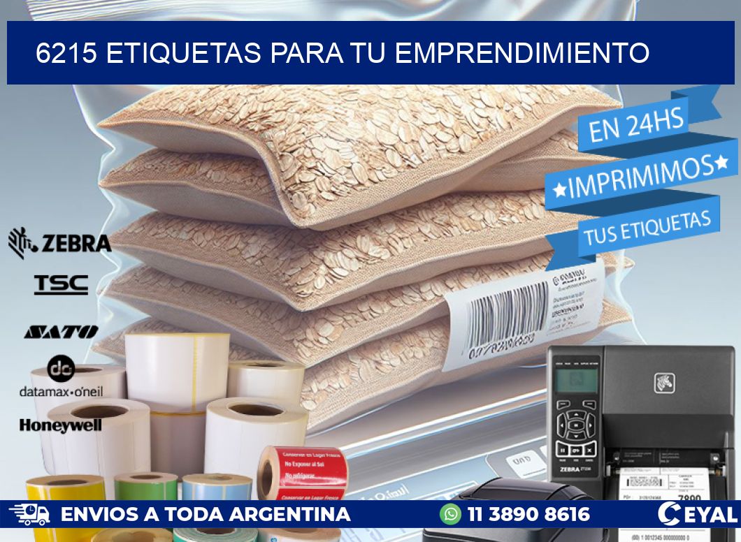 6215 ETIQUETAS PARA TU EMPRENDIMIENTO