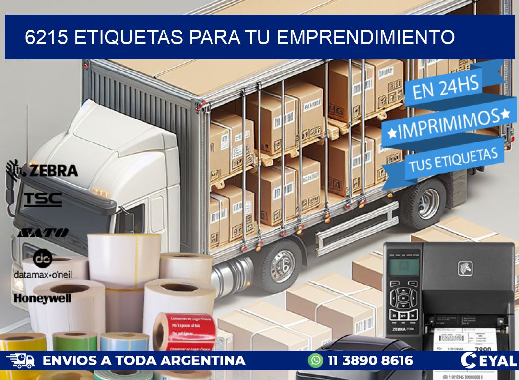 6215 ETIQUETAS PARA TU EMPRENDIMIENTO