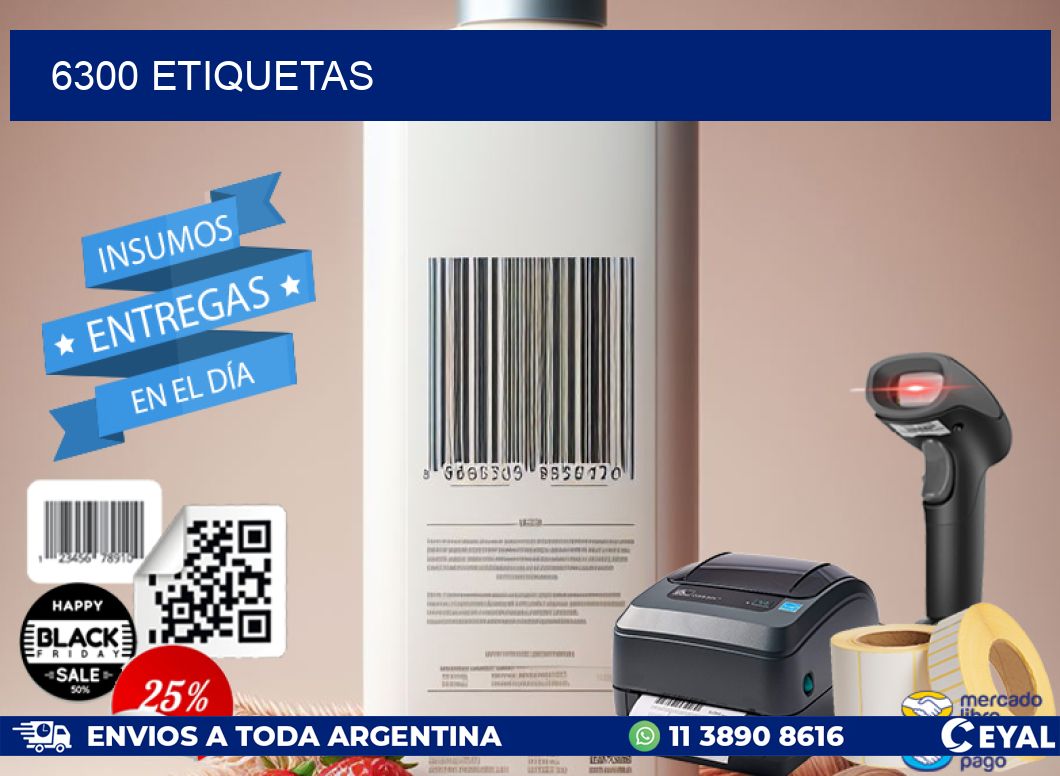 6300 ETIQUETAS