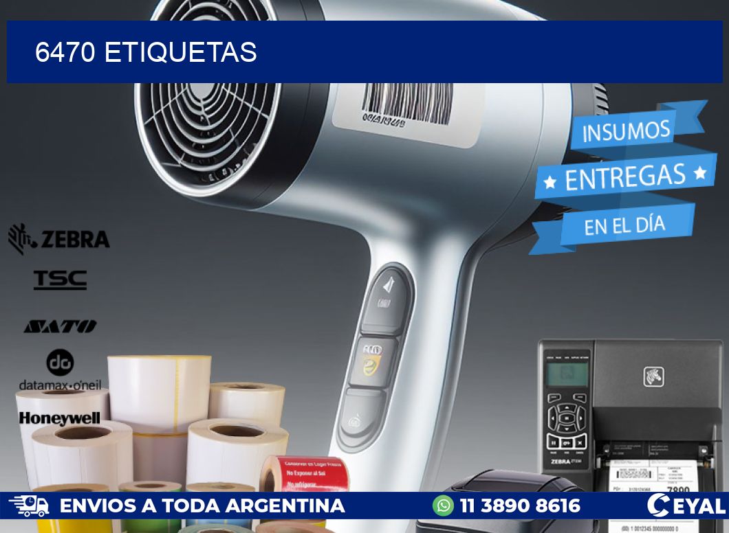 6470 ETIQUETAS