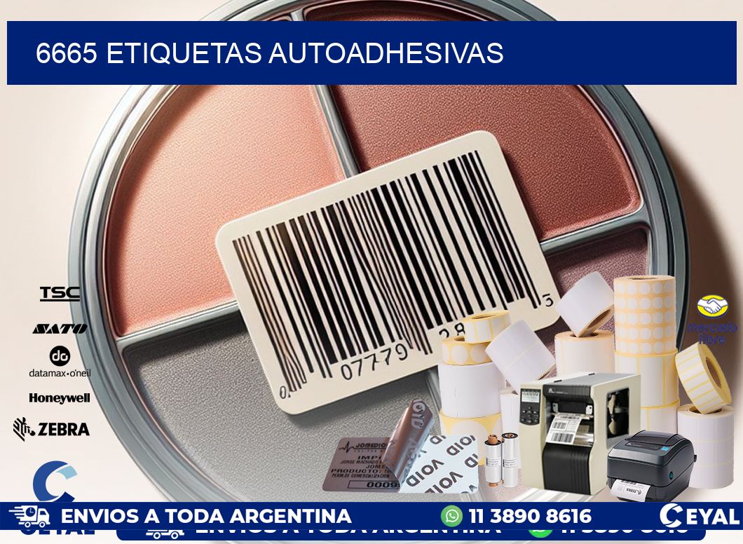 6665 ETIQUETAS AUTOADHESIVAS