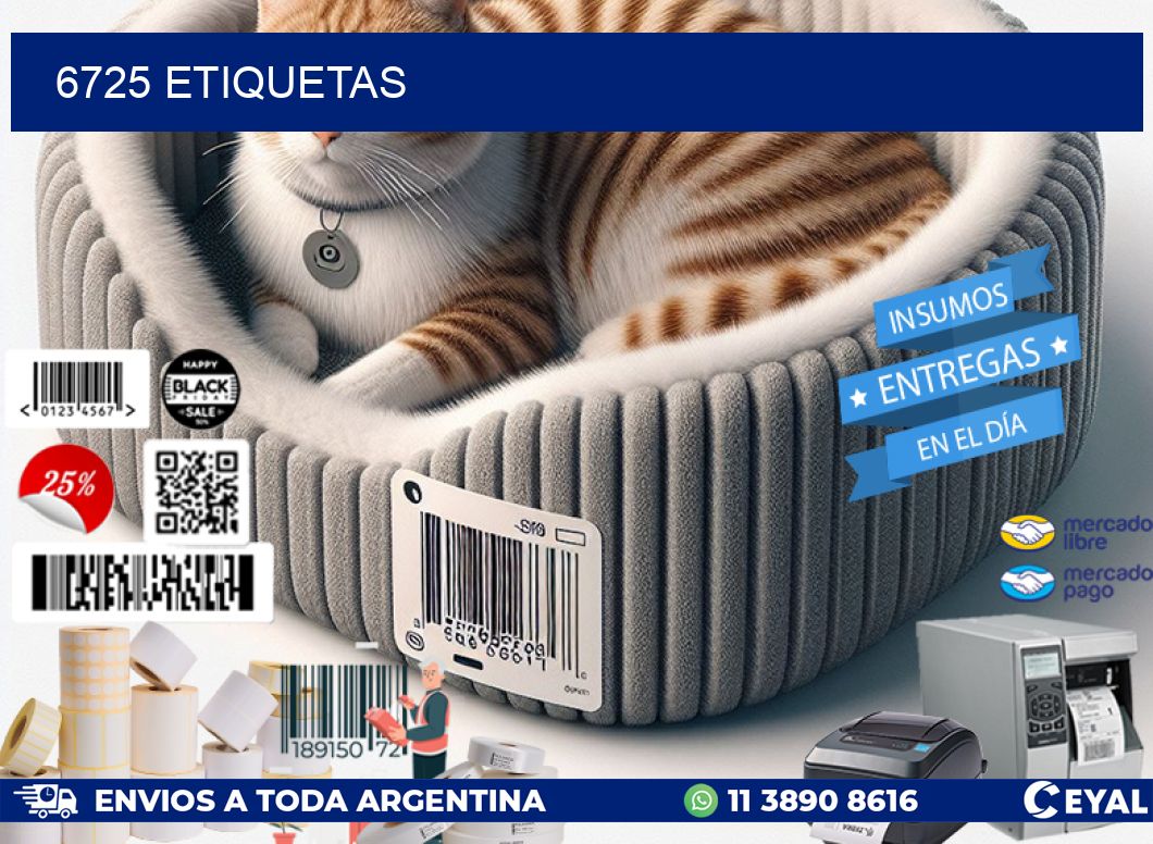 6725 ETIQUETAS