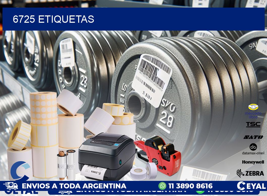 6725 ETIQUETAS