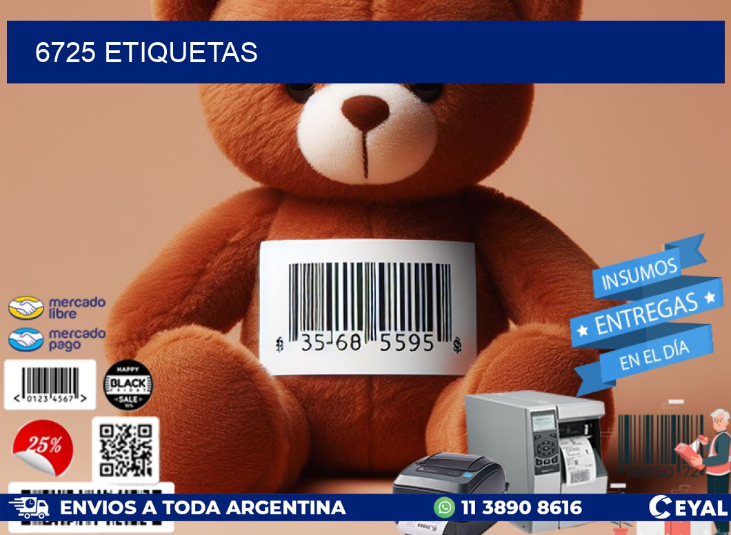 6725 ETIQUETAS