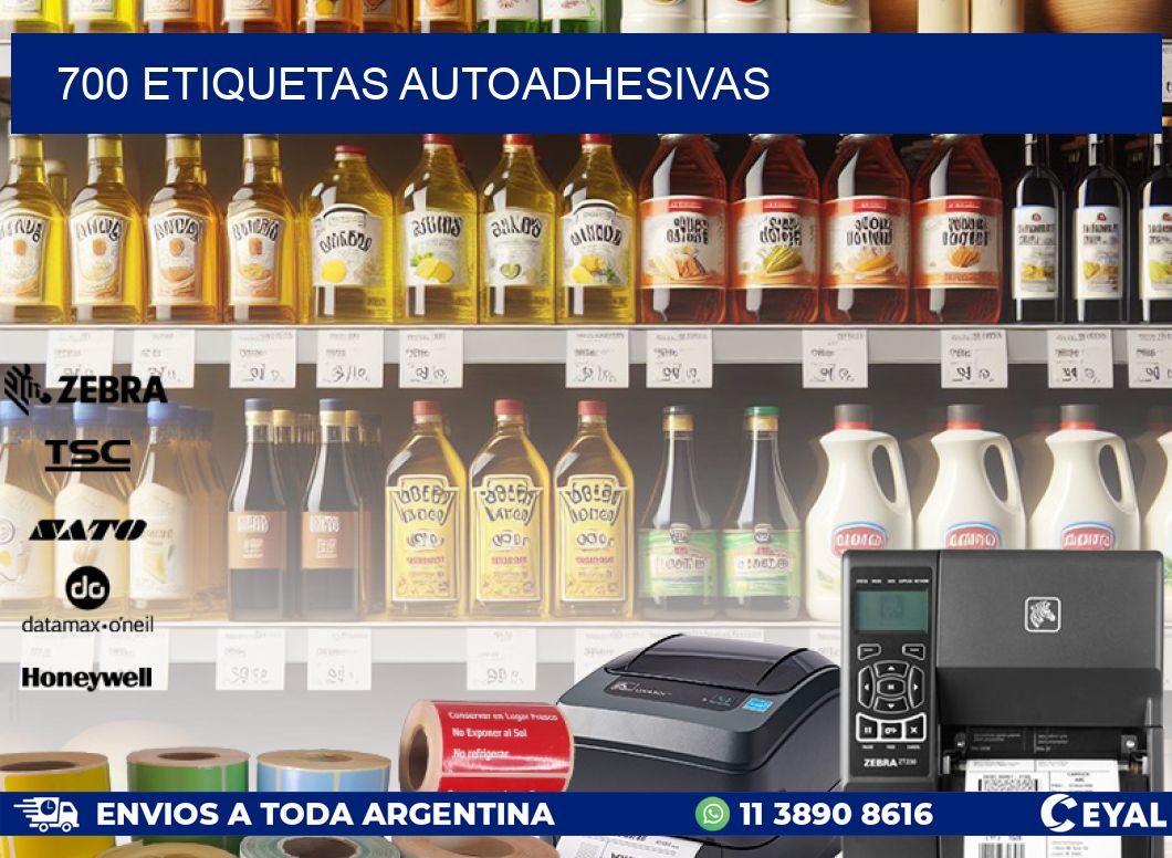 700 ETIQUETAS AUTOADHESIVAS