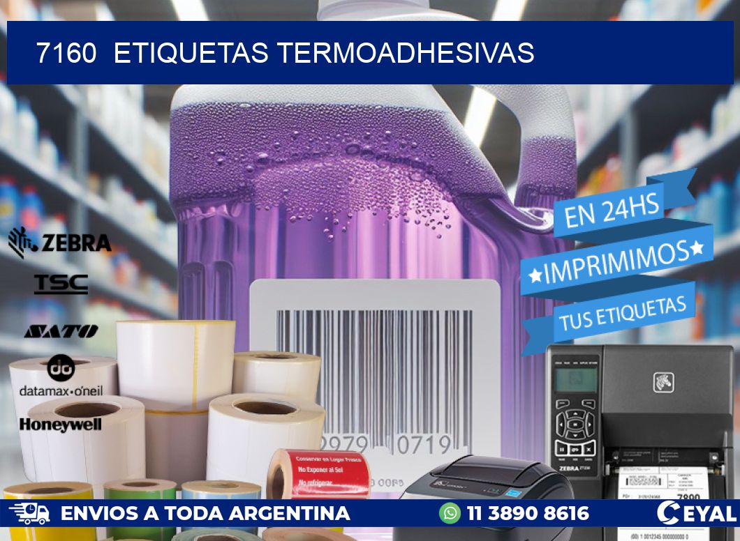 7160 ETIQUETAS TERMOADHESIVAS