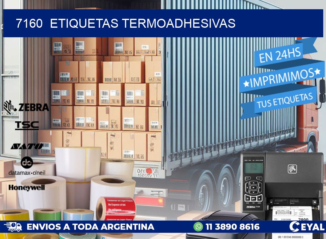 7160  ETIQUETAS TERMOADHESIVAS