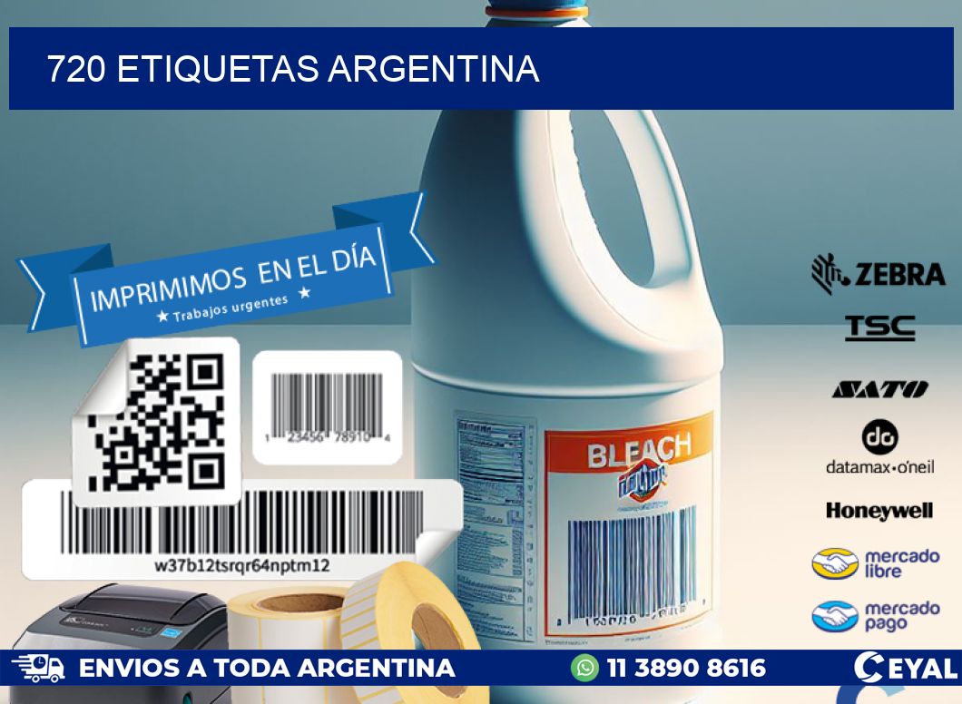 720 ETIQUETAS ARGENTINA