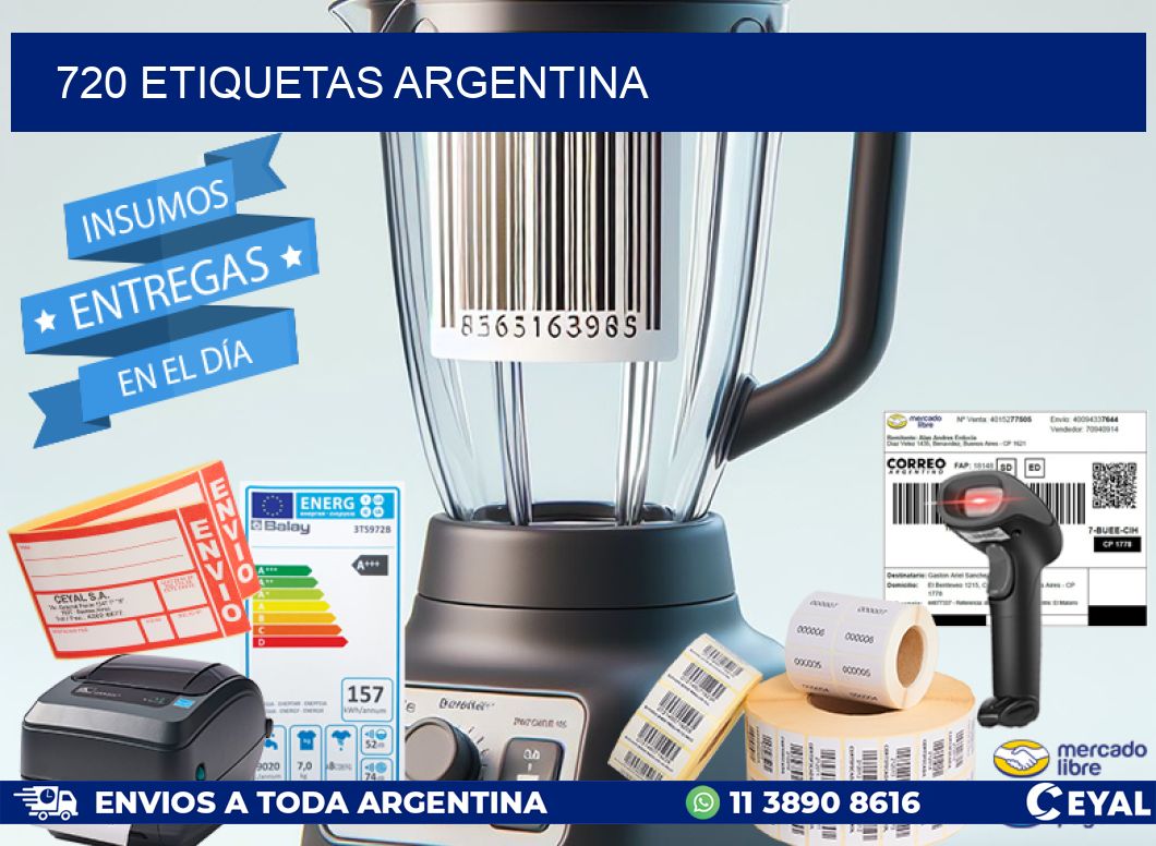 720 ETIQUETAS ARGENTINA