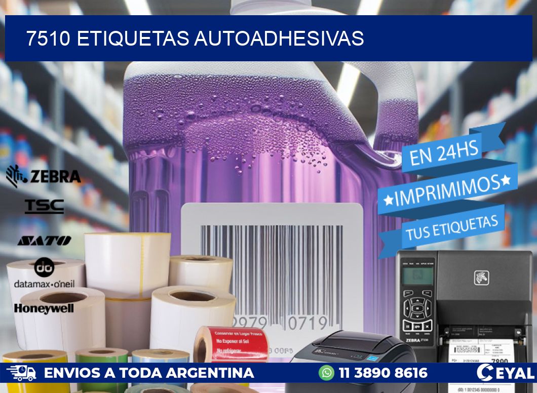 7510 ETIQUETAS AUTOADHESIVAS