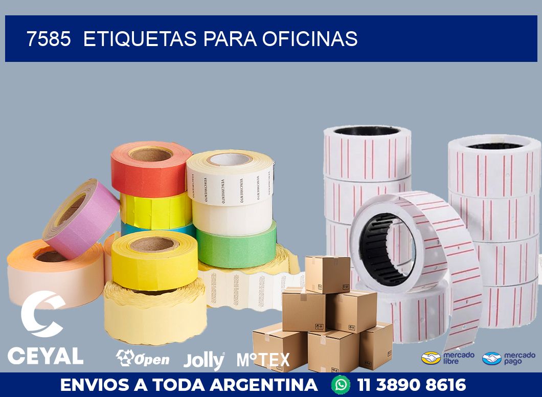 7585  ETIQUETAS PARA OFICINAS