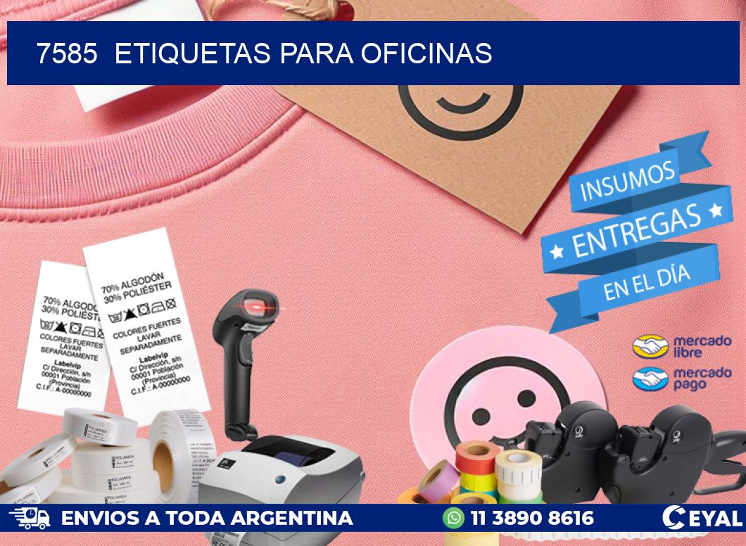 7585  ETIQUETAS PARA OFICINAS