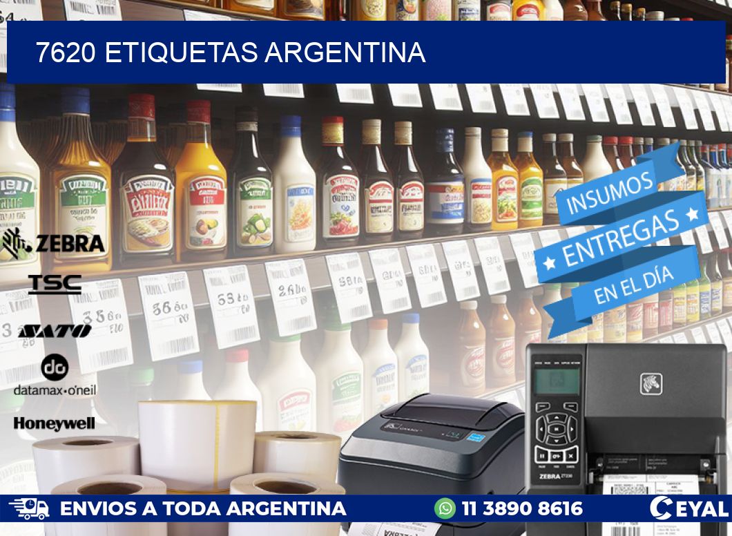 7620 ETIQUETAS ARGENTINA