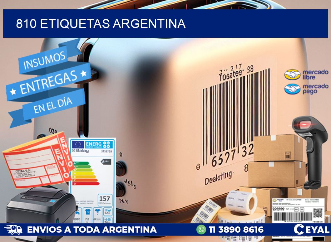 810 ETIQUETAS ARGENTINA