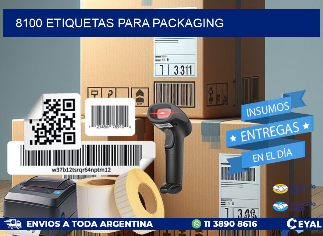 8100 ETIQUETAS PARA PACKAGING