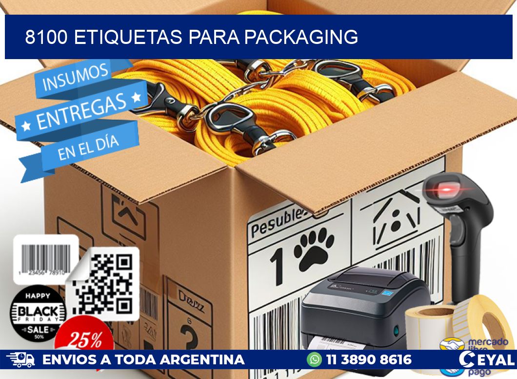8100 ETIQUETAS PARA PACKAGING