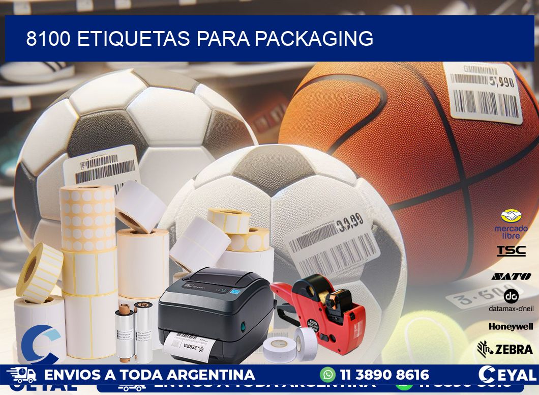 8100 ETIQUETAS PARA PACKAGING