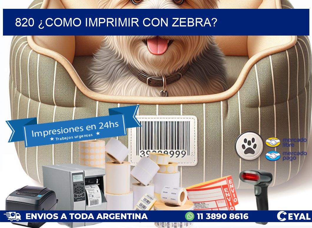 820 ¿COMO IMPRIMIR CON ZEBRA?