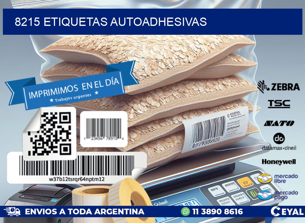 8215 ETIQUETAS AUTOADHESIVAS