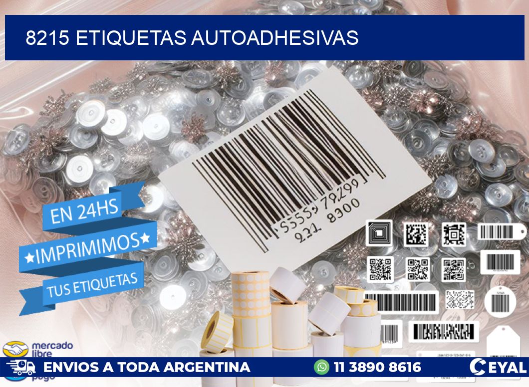 8215 ETIQUETAS AUTOADHESIVAS