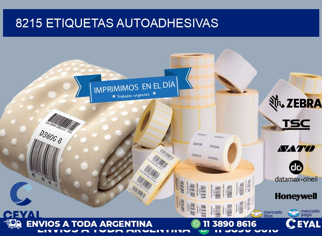 8215 ETIQUETAS AUTOADHESIVAS