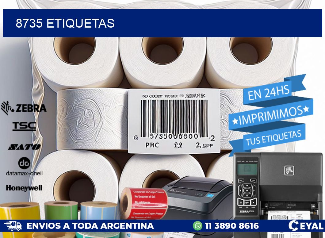 8735 ETIQUETAS