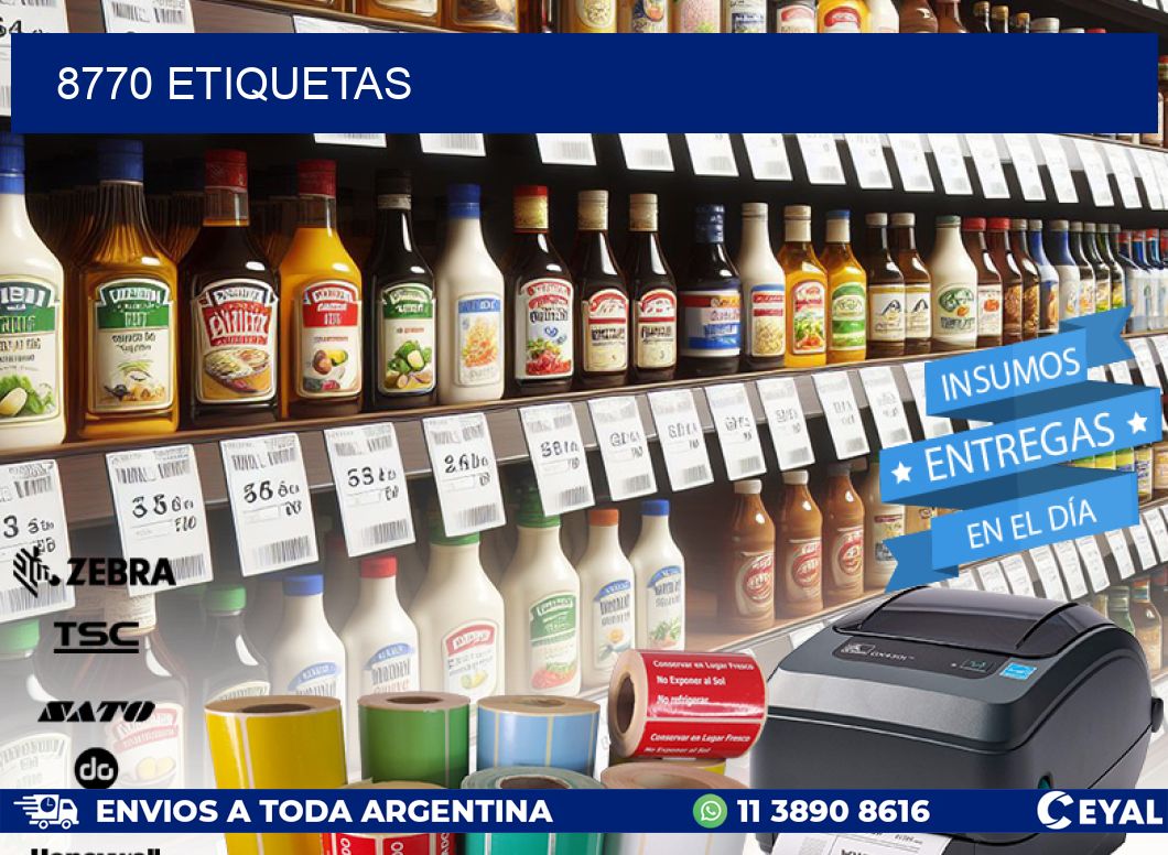 8770 ETIQUETAS