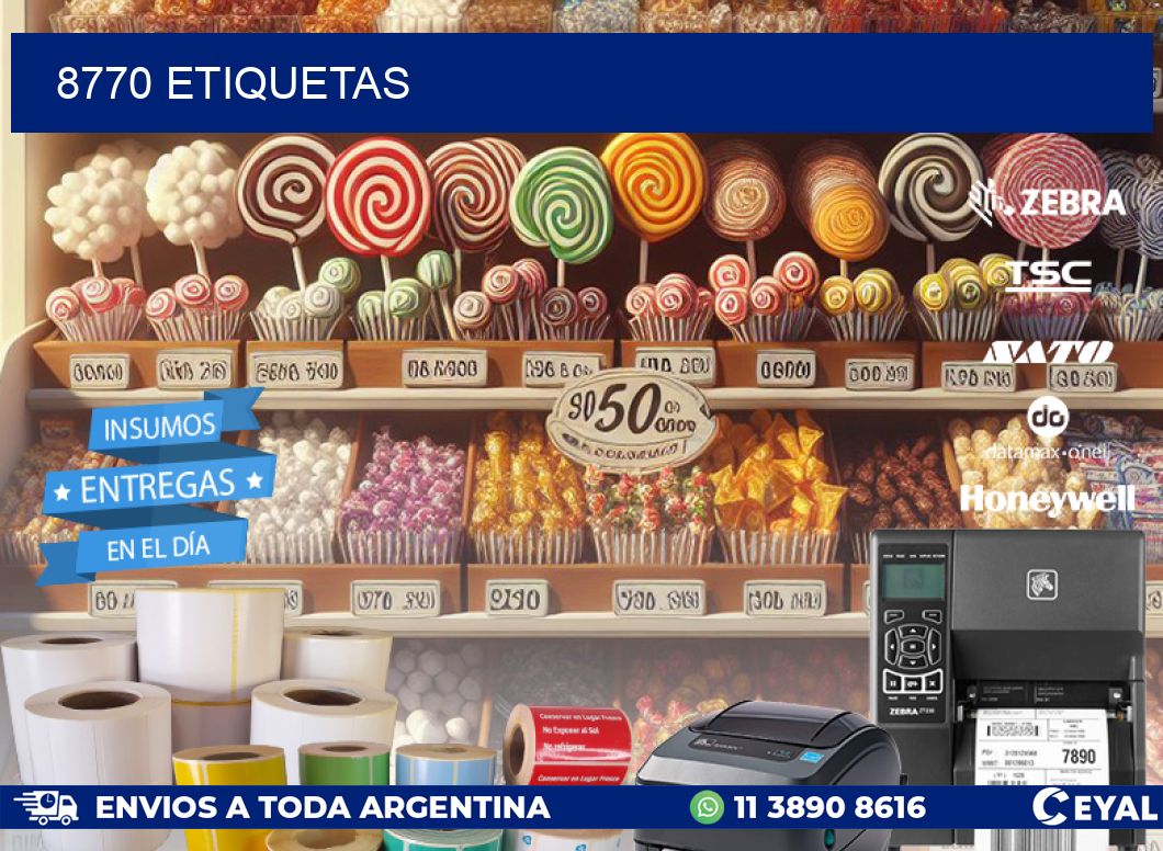 8770 ETIQUETAS